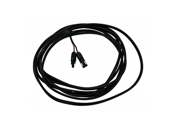 SKANBATT PV Kabel  6m- 2x6mm2 MC4 kontakt i ene enden - Myk kvalitet